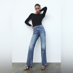 ZARA THE ‘70S HIGH RISE FULL LENGTH ZW JEANS